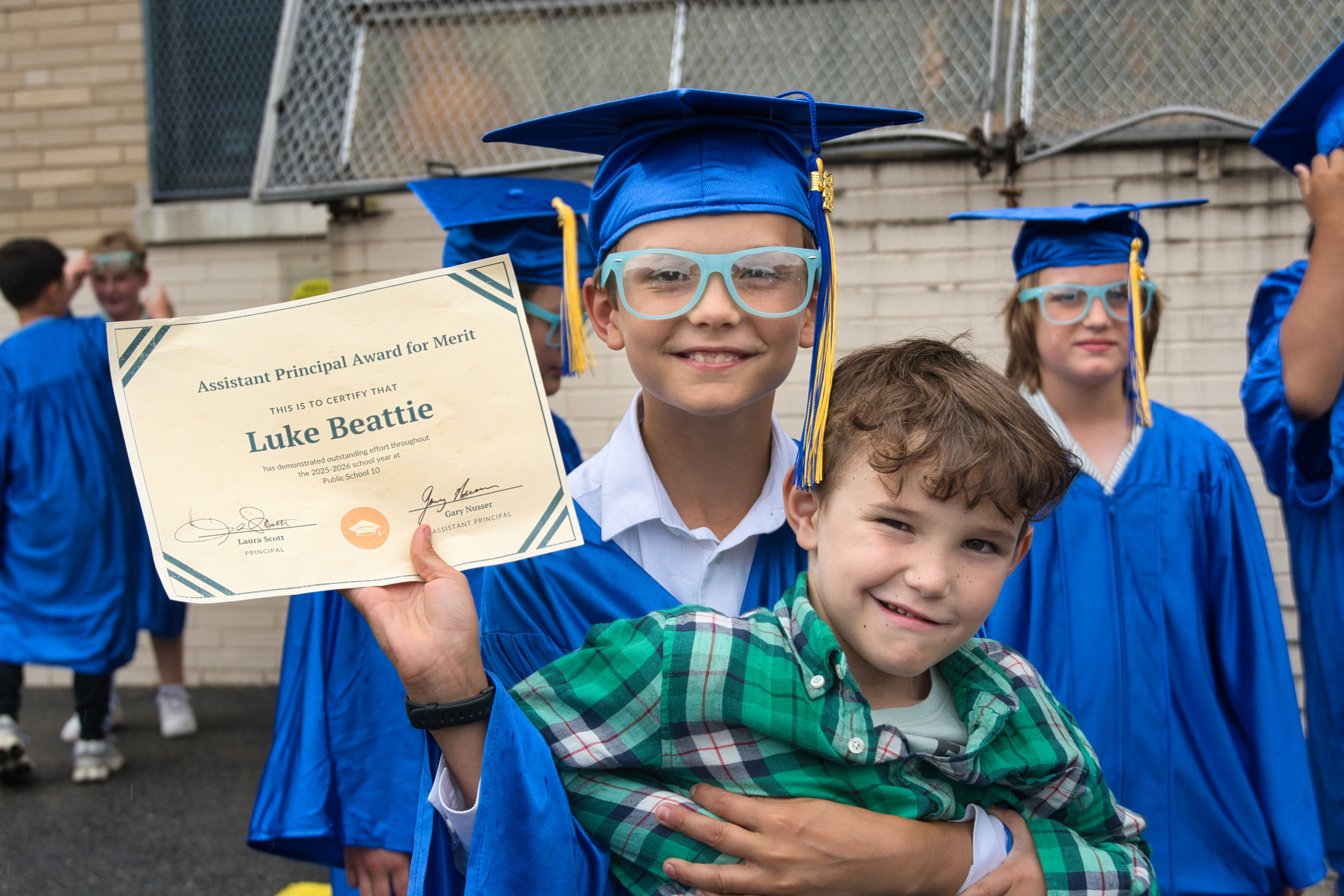 Luke graduation