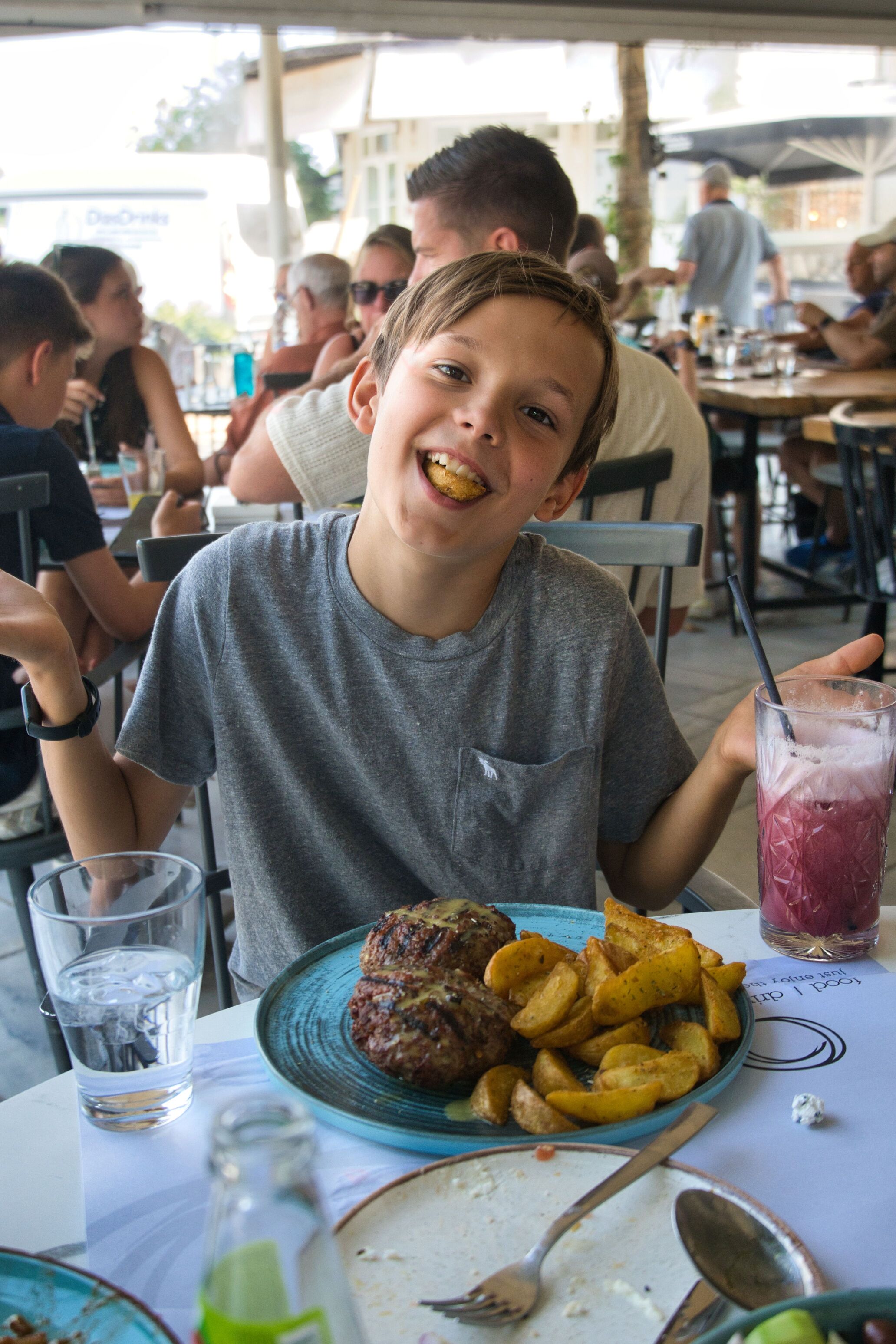 Early struggles with food ordering in a foreign country
