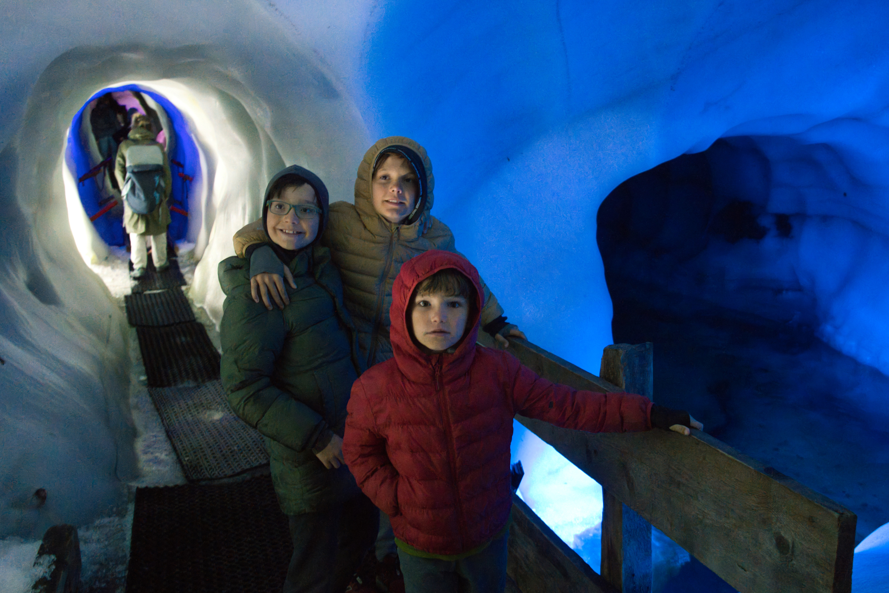 Underneath the glacier
