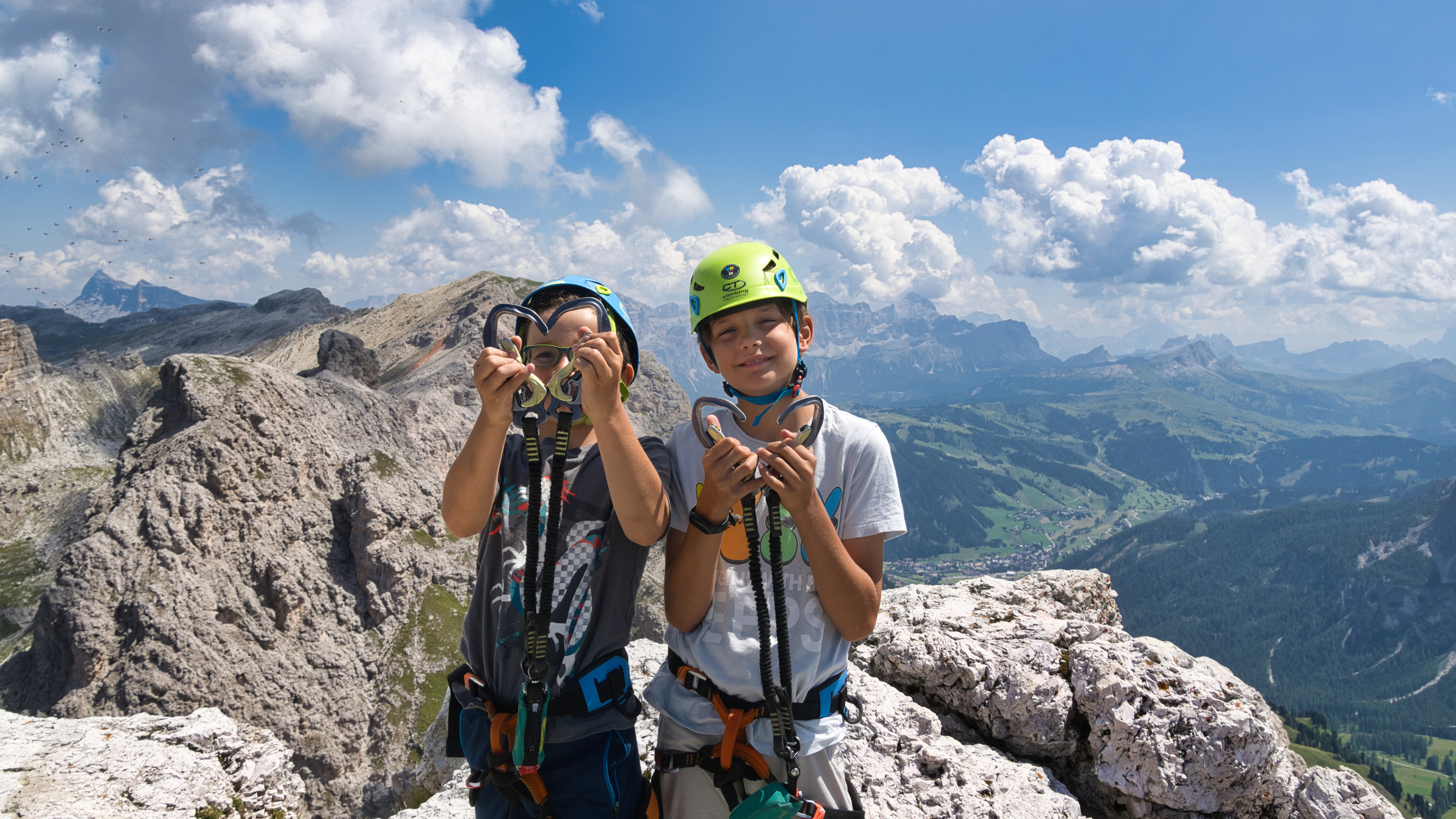 On the summit of the Gran Cir