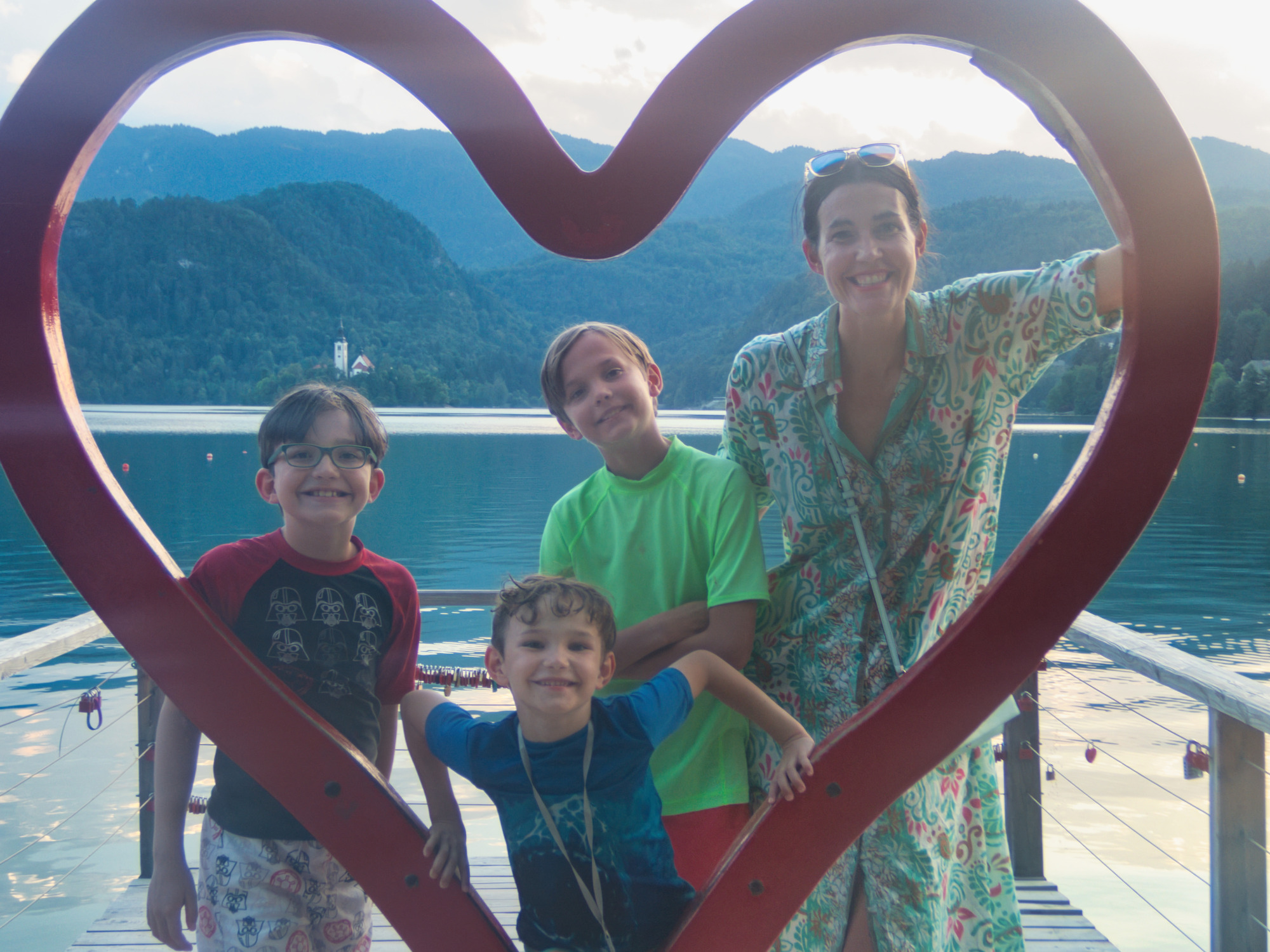 After waiting patiently for 2 days, Luke finally got his heart picture